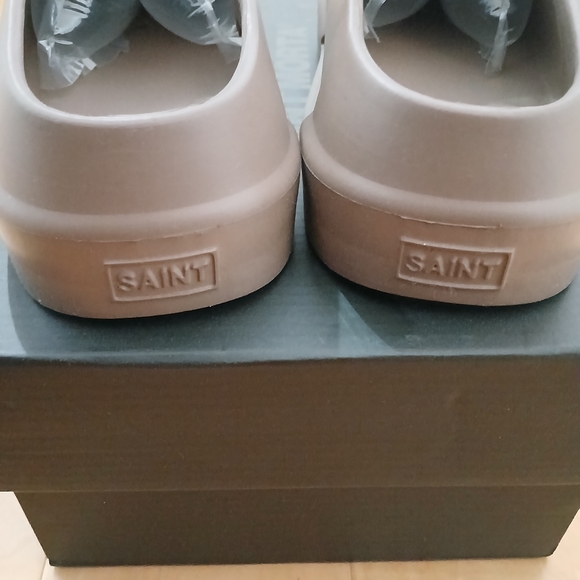 Saint morta slide taupe mens size 11 mule shoe brown new - Picture 7 of 8